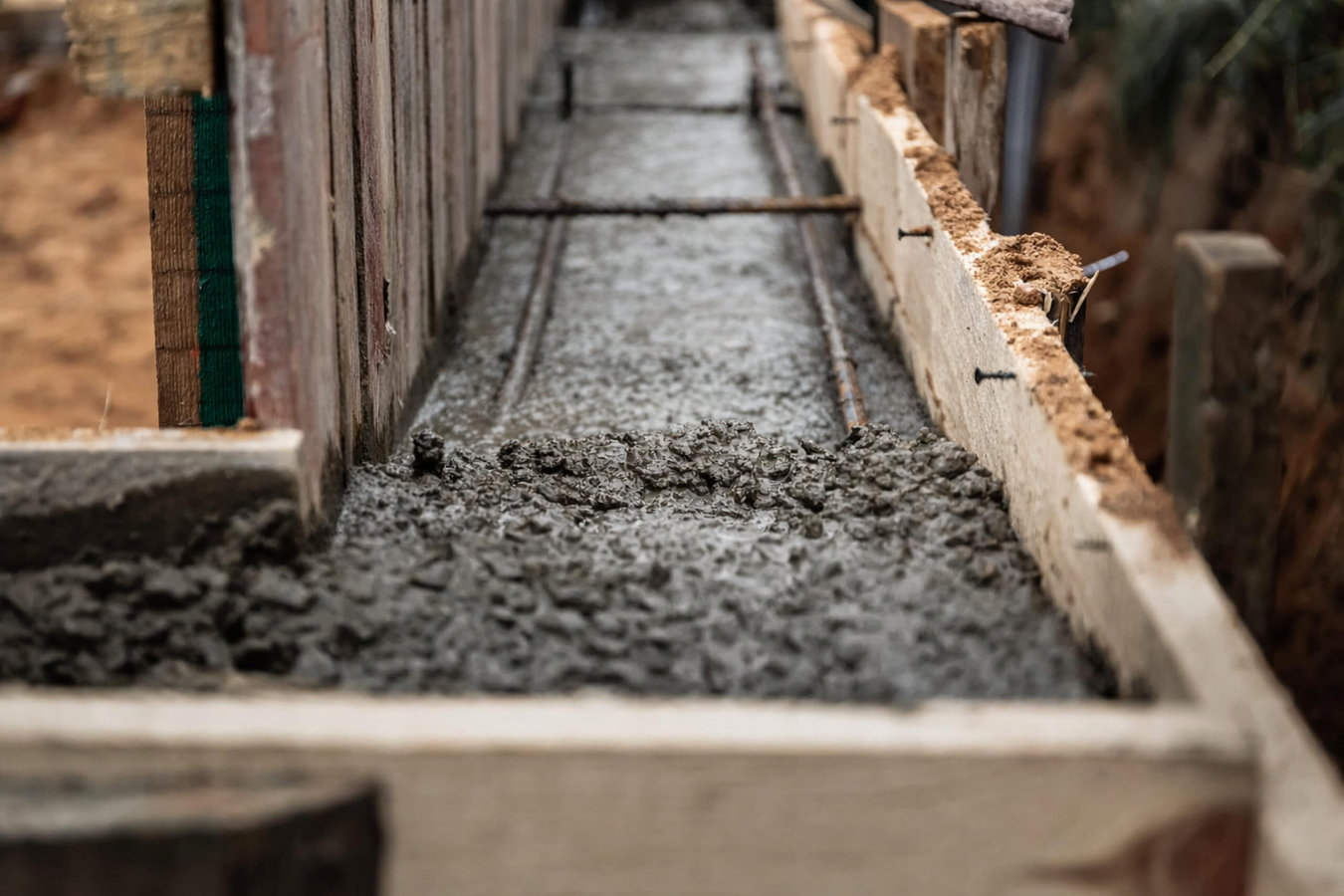 Foundation installation in Fontana, CA